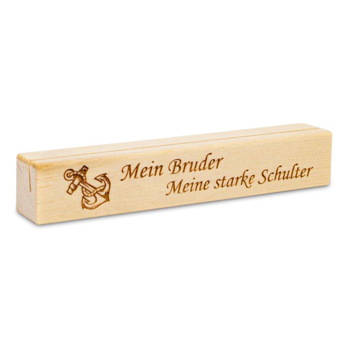 Fotoaufsteller Mein Bruder  Kronkorkenhalter & Trinkspiel